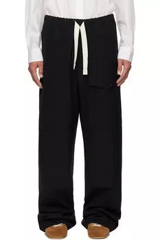 Шерстяные карго-брюки Dries Van Noten, черный