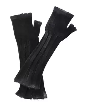 Шерстяные кашемировые перчатки производства Италии. Avant Toi, черный