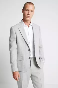 Шерстяные костюмные брюки River Island, серый