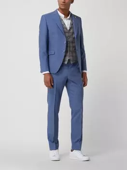 Шерстяные костюмные брюки Wilvorst, синий