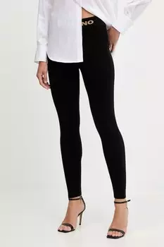 Шерстяные леггинсы Ermanno Scervino, черный