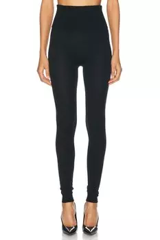 Шерстяные леггинсы Ford Wolford, черный