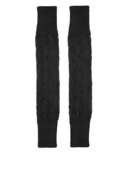 Шерстяные манжеты DRIES VAN NOTEN, черный