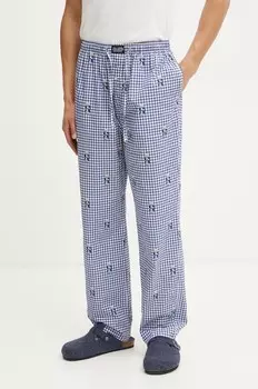 Шерстяные ночные брюки Polo Ralph Lauren, синий