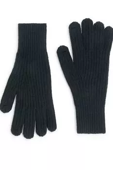 Шерстяные перчатки Arket, синий