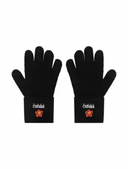 Шерстяные перчатки Boke Flower Kenzo, черный