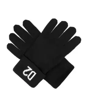 Шерстяные перчатки Dsquared2, черный