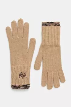 Шерстяные перчатки Missoni, бежевый