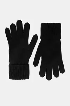 Шерстяные перчатки ZAMIANE Weekend Max Mara, черный