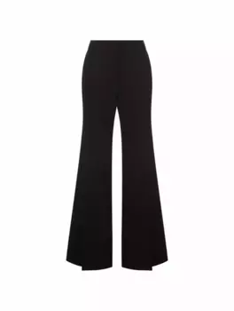 Шерстяные широкие брюки Givenchy, черный
