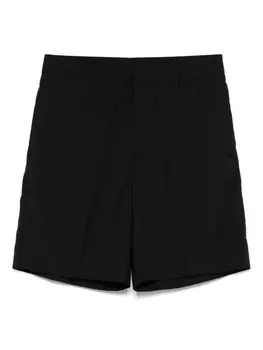 Шерстяные шорты Emporio Armani, черный