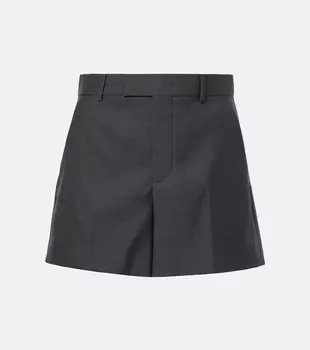 Шерстяные шорты Gucci, Medium Grey