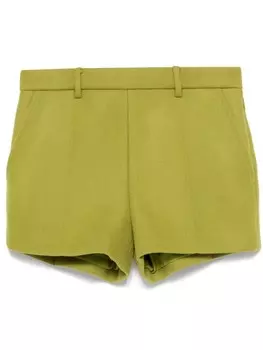 Шерстяные шорты Gucci, зеленый