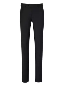 Шерстяные штаны Scabal, черный