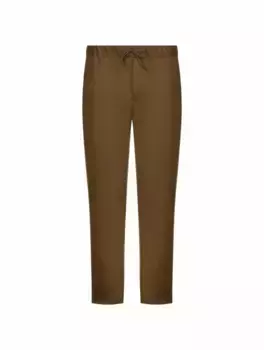 Шерстяные спортивные брюки Herno, зелёный