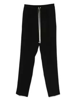 Шерстяные спортивные брюки Rick Owens, черный