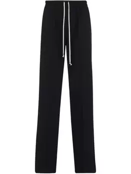 Шерстяные спортивные штаны Rick Owens, черный