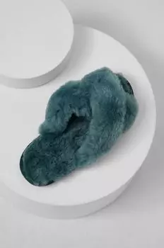 Шерстяные тапочки Answear Lab, синий