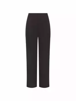 Шерстяные укороченные брюки Kiton, черный