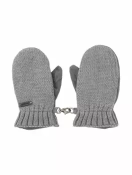 Шерстяные варежки Il Trenino, серый