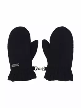 Шерстяные варежки Il Trenino, тёмно-синий
