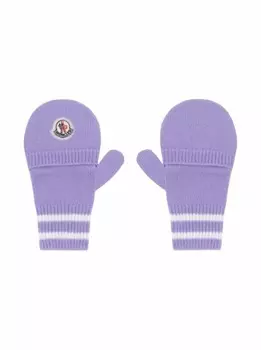 Шерстяные варежки Moncler, фиолетовый