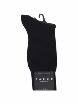 Шерстяные высокие носки Falke, черный
