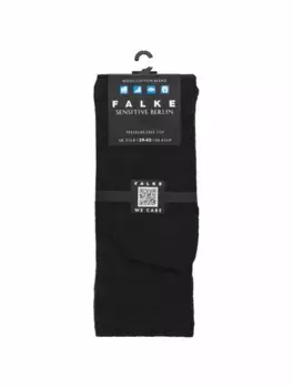 Шерстяные высокие носки Falke, черный