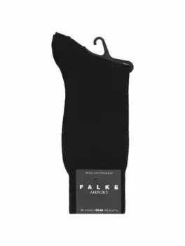 Шерстяные высокие носки Falke, черный