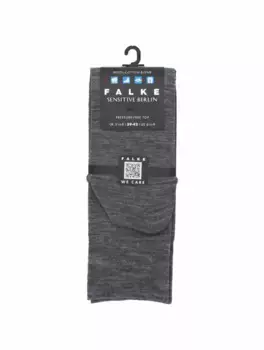 Шерстяные высокие носки Falke, серый