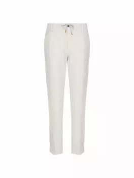 Шерстяные зауженные брюки Eleventy, серый