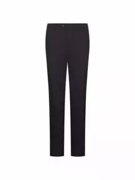 Шерстяные зауженные брюки Marco Pescarolo, тёмно-синий