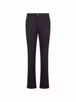 Шерстяные зауженные брюки Pantaloni Torino, тёмно-синий