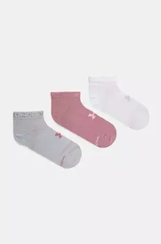 Шесть базовых носков Under Armour, розовый