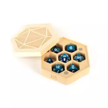 Шестигранный футляр для игральных костей – клен, Dice Cases