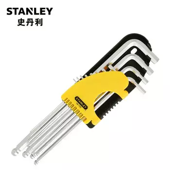 Шестигранный ключ Stanley, набор из 12 предметов, дюймовая длина, шестигранный ключ со сферической головкой 94-159-23