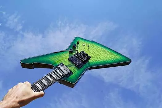 Шестиструнная электрогитара Schecter DIAMOND SERIES E-1FR/S Special Edition Green Burst (2022)