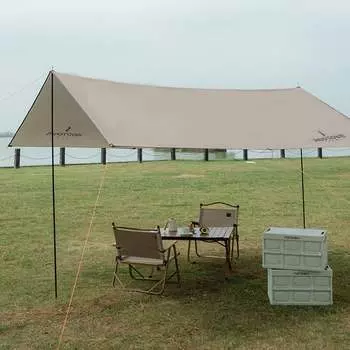 Шестиугольный навес Hodtown, навес от солнца и солнцезащитный для пляжа, кемпинга, беседки, палатки, навес для свободного пространства, HDW1521