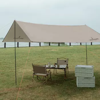 Шестиугольный навес Hodtown, солнцезащитный и непромокаемый навес, навес для свободного неба и земли HDW1521