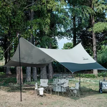 Шестиугольный навес Hodtown, уличный зонтик и солнцезащитный, пляжная палатка, навес Free World HDW1520, бежевый