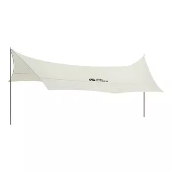 Шестиугольный навес Mu Gaodi, навес для кемпинга, солнцезащитный и непромокаемый навес, обновленная версия NX20661025, цвет слоновой кости