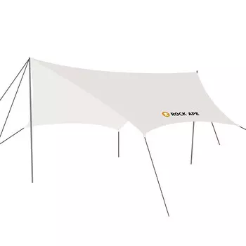 Шестиугольный навес Rock Ape, черно-белый, две большие палатки, большой открытый кемпинг, семейный командный кемпинг на несколько человек, RAT003-JW