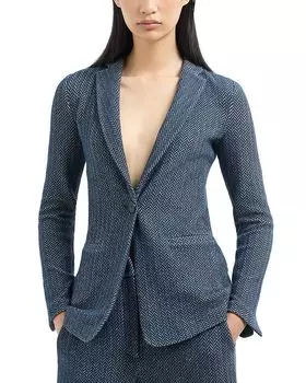 Шеврон Блейзер Emporio Armani, синий