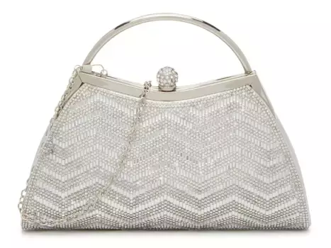 Шеврон через плечо Kelly & Katie, серебряный/металлик