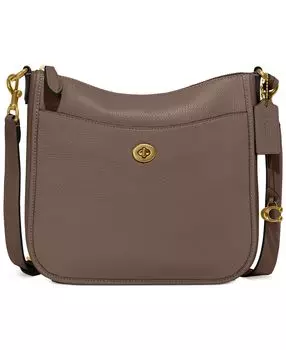 Шезлонг через плечо pebble leather COACH, мульти