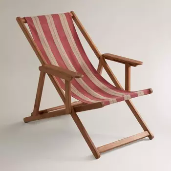 Шезлонг Zara Home Striped Folding