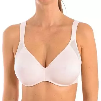 Щедрый женский бюстгальтер на косточках 03792 с чашками из лайкры Dim, розовый