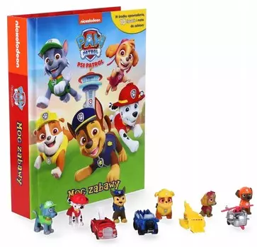 Щенячий патруль. Много веселья - коврик с картинками + 10 фигурок - оригинальные игрушки. Psi Patrol