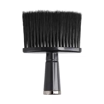 Щетка для чистки волос Lussoni Neck Brush, черный пластик, Tb Tools For Beauty