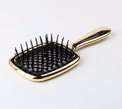 Щетка для распутывания волос золотисто-черная, AUSP230NER Janeke, Superbrush